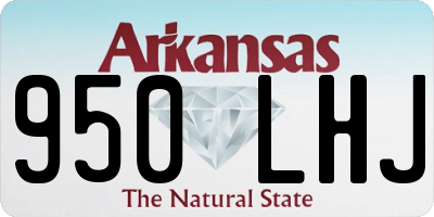AR license plate 950LHJ
