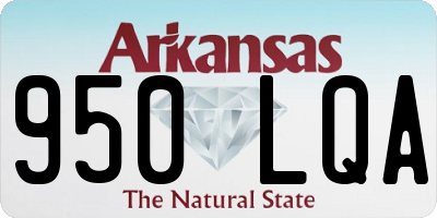 AR license plate 950LQA