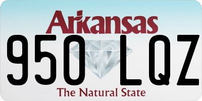 AR license plate 950LQZ