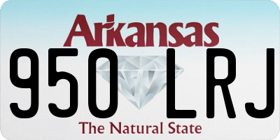 AR license plate 950LRJ