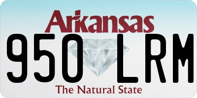 AR license plate 950LRM
