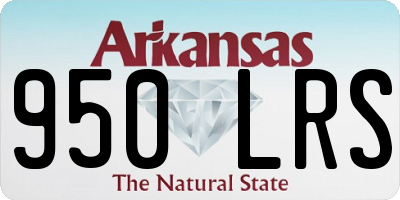 AR license plate 950LRS