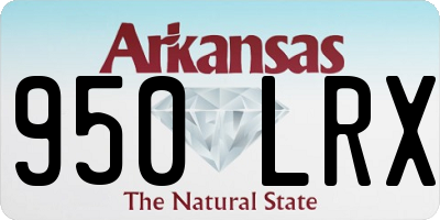 AR license plate 950LRX