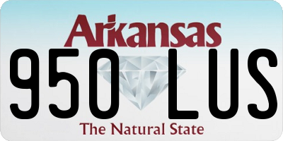 AR license plate 950LUS