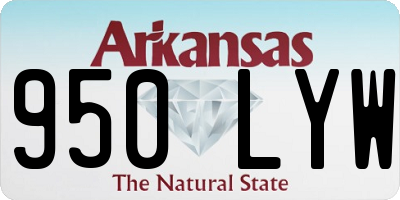 AR license plate 950LYW