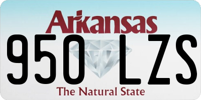 AR license plate 950LZS