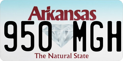 AR license plate 950MGH