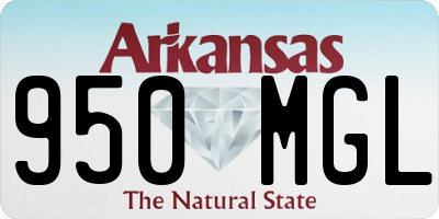 AR license plate 950MGL