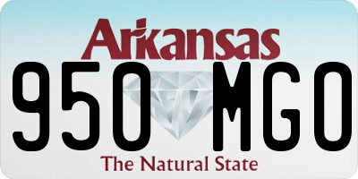 AR license plate 950MGO