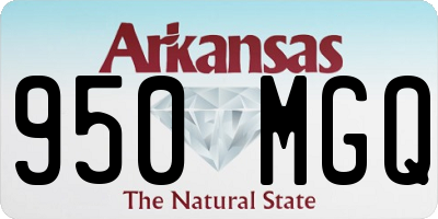 AR license plate 950MGQ