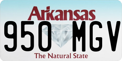 AR license plate 950MGV