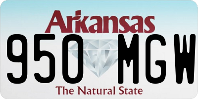 AR license plate 950MGW
