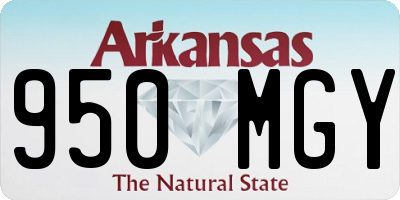 AR license plate 950MGY