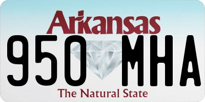 AR license plate 950MHA