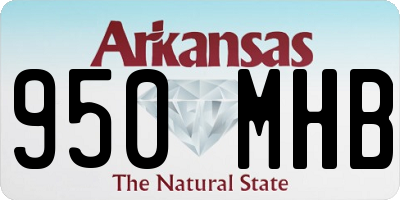 AR license plate 950MHB