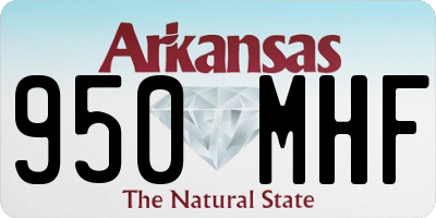 AR license plate 950MHF