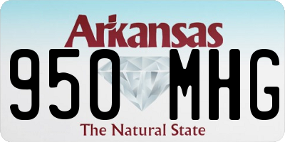 AR license plate 950MHG