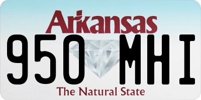 AR license plate 950MHI