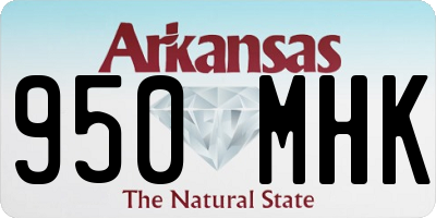 AR license plate 950MHK
