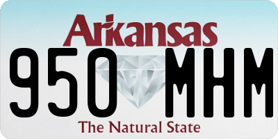 AR license plate 950MHM