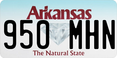 AR license plate 950MHN
