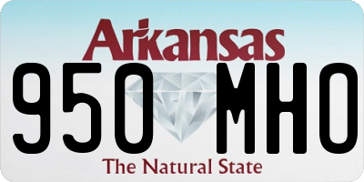 AR license plate 950MHO