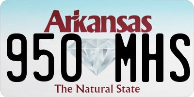 AR license plate 950MHS