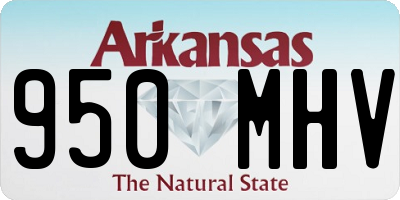 AR license plate 950MHV