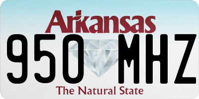 AR license plate 950MHZ