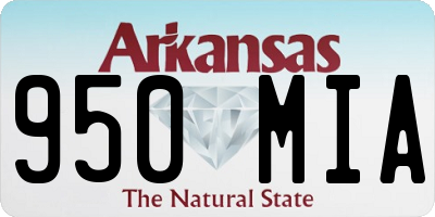 AR license plate 950MIA