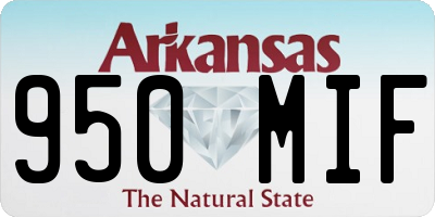 AR license plate 950MIF
