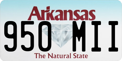 AR license plate 950MII