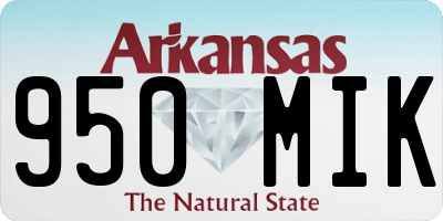 AR license plate 950MIK