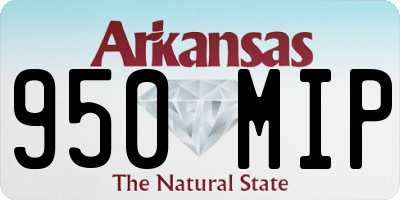 AR license plate 950MIP