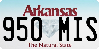 AR license plate 950MIS
