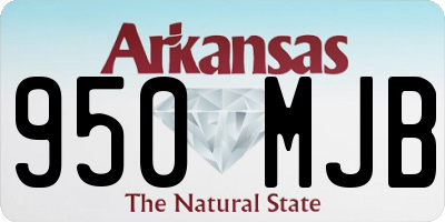 AR license plate 950MJB