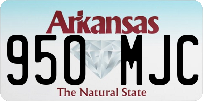 AR license plate 950MJC