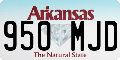 AR license plate 950MJD