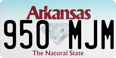 AR license plate 950MJM