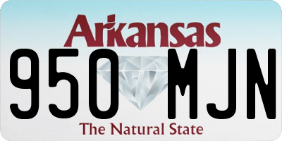 AR license plate 950MJN