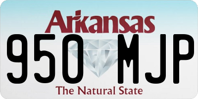 AR license plate 950MJP