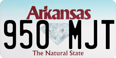 AR license plate 950MJT