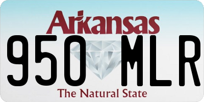 AR license plate 950MLR