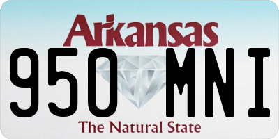 AR license plate 950MNI