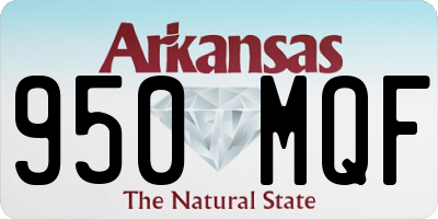 AR license plate 950MQF