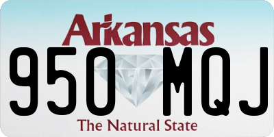 AR license plate 950MQJ