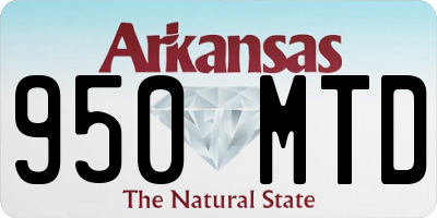 AR license plate 950MTD