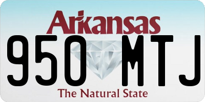 AR license plate 950MTJ