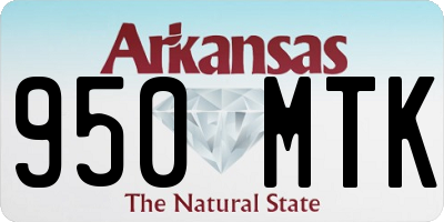 AR license plate 950MTK