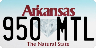 AR license plate 950MTL